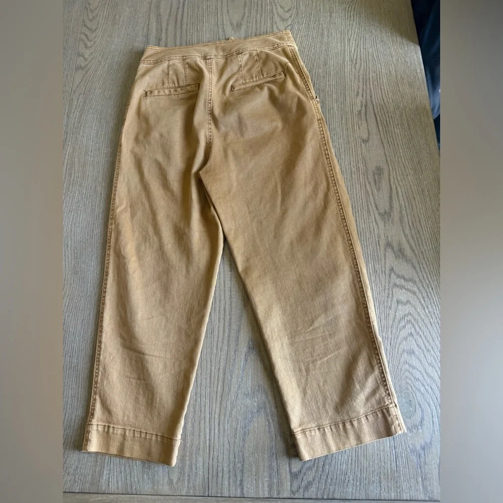 Free People Belted Waist Cropped Pants